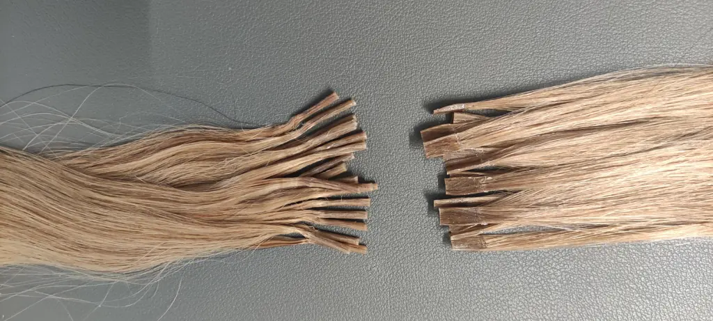 I-Tips Rebonding zu Bonding Extensions